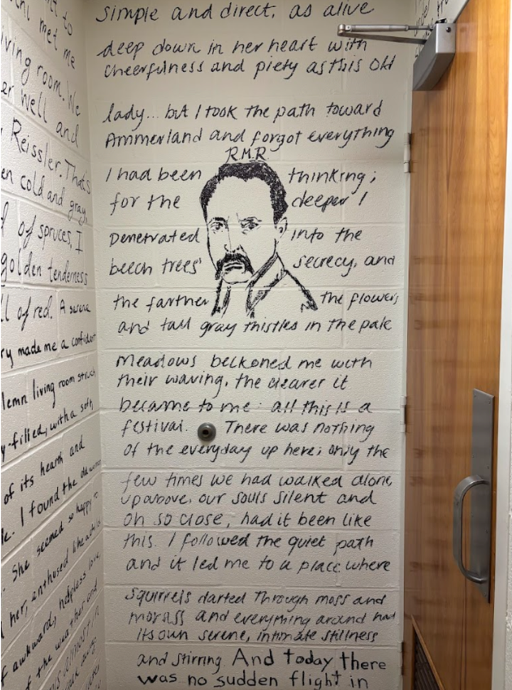 Bathroom Bulletin: Robert Frost Library